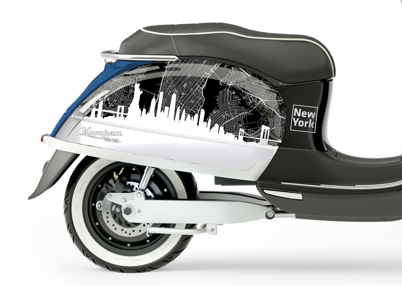 Teil eines Scooter Sharing Roller von Kumpan in der Mobilitätswende